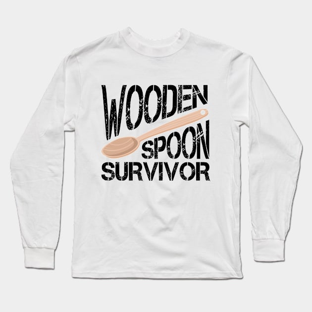 Wooden Spoon Survivor Long Sleeve T-Shirt by RiseInspired